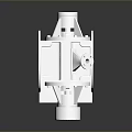 Industrial Mechanical Part With Metal Construction Motor Component And Flange Design