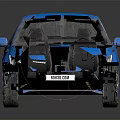 Blue Toyota Corolla Sedan with Matte Finish Black Alloy Wheels and Modern Exterior Design