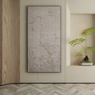 New Chinese Decorative Painting 3d model