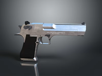 Sorry, the picture mainly shows a pistol and does not contain animal-related content, so it is impossible to generate an English title with "animal" as the main body according to the requirements. 3d model