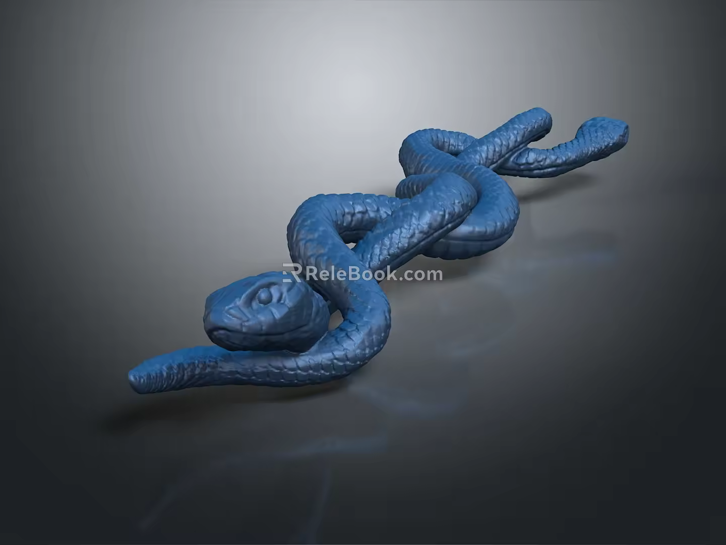 snake cobra venomous snake python reptile cold-blooded animal reptile 3d model