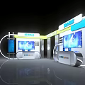 Science and technology experience area 3d model