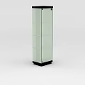 Technology Exhibition Hall Glass Display Cabinet With Transparent Design And Multi Layer Shelves