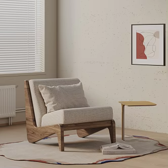 modern leisure chair 3d model