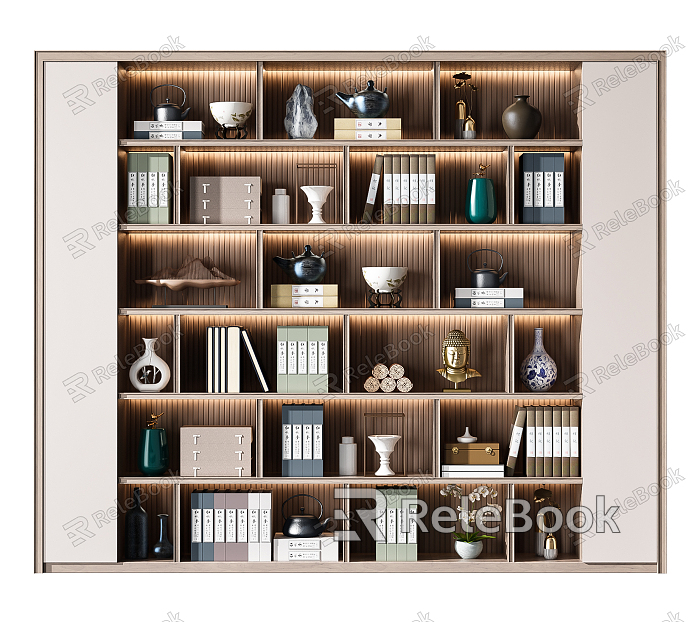 New Chinese Bookcase model