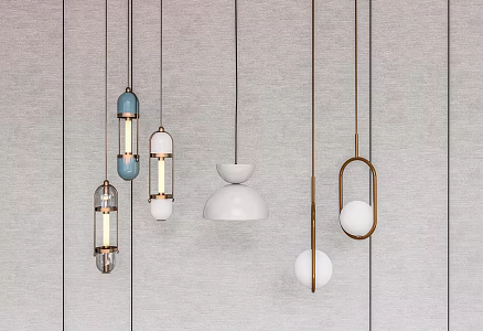 Modern chandelier art lamp luminaire 3d model