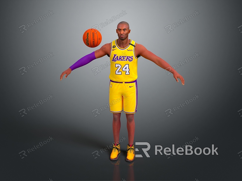 Modern Kobe basketball star basketball player star model