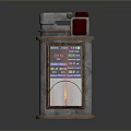 Lighter Mechanical Lighter Kerosene Lighter Windproof Lighter Realistic 3d model