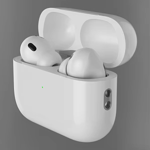 airpods pro second generation with hook hole 3d model