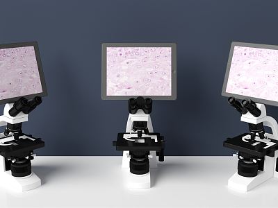 modern microscope model