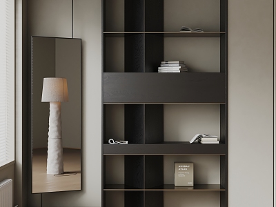 Modern bookcase model