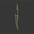 Traditional Handcrafted Weapon Knife With Wooden Handle Metal Blade And Sharp Edge