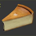 Delicious Creamy Cheesecake Slice With Caramelized Top And Smooth Texture