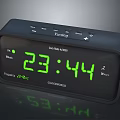 Tuning V303 Black Digital Alarm Clock with FM Radio Temperature and Date