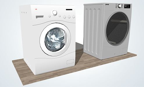 Modern washing machine 3d model