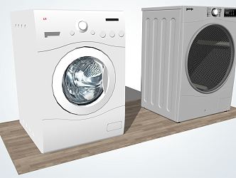 Modern washing machine 3d model