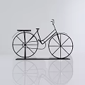 Minimalist Bicycle Decorative Ornament Set With Line Design For Modern Home Decoration