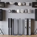 Premium Headphones And Speakers Featuring Wall Mounted Floor Standing And Diverse Styles