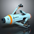 Modern Spaceship Spacecraft 3d model