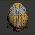 Sci-Fi Helmet Alien Helmet High Tech Helmet Game Helmet 3d model