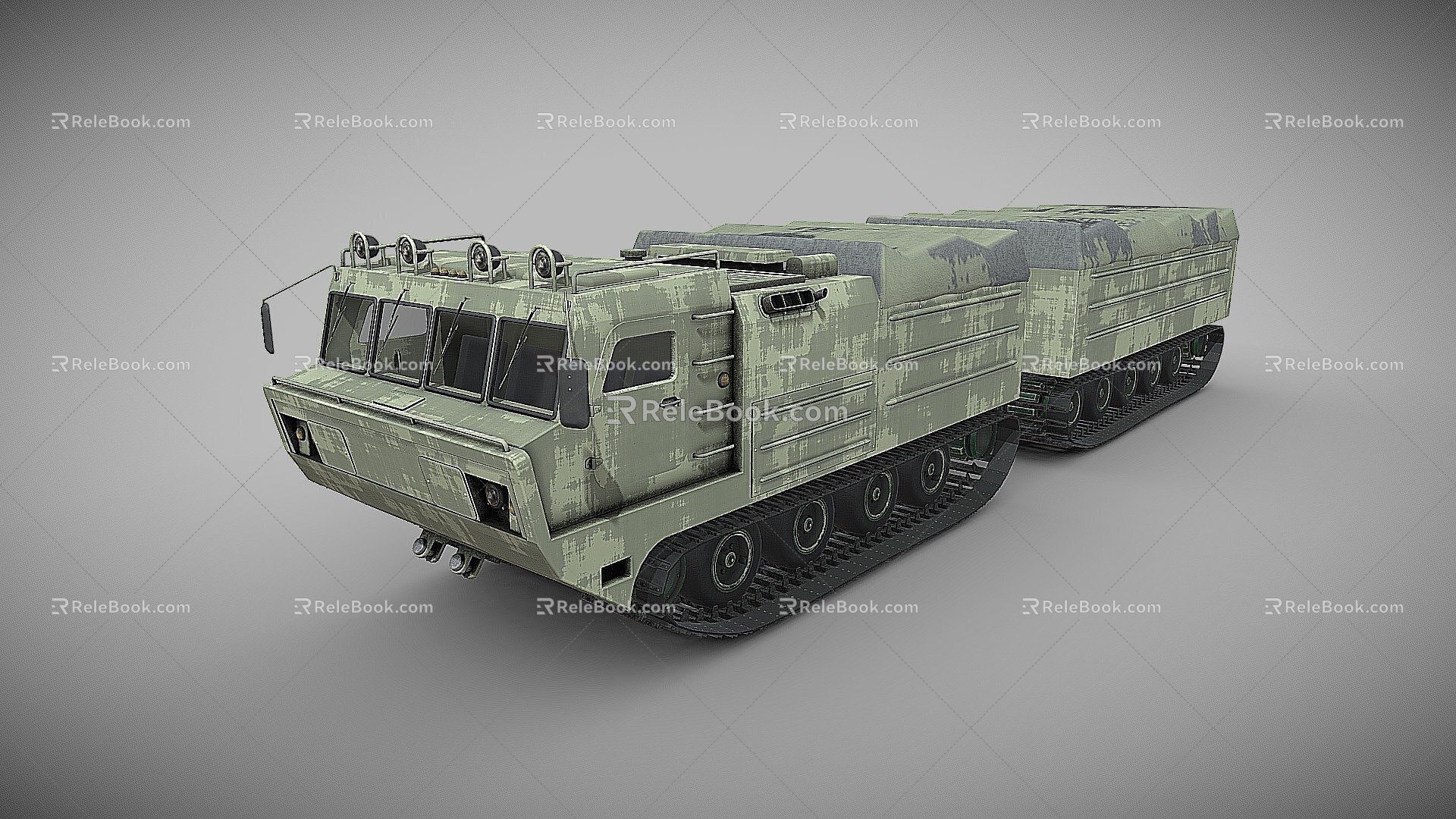 Desert Armed Truck 3d model