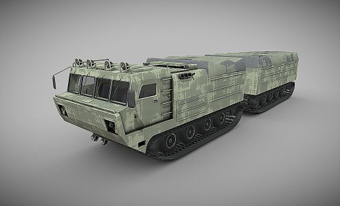 Desert Armed Truck 3d model