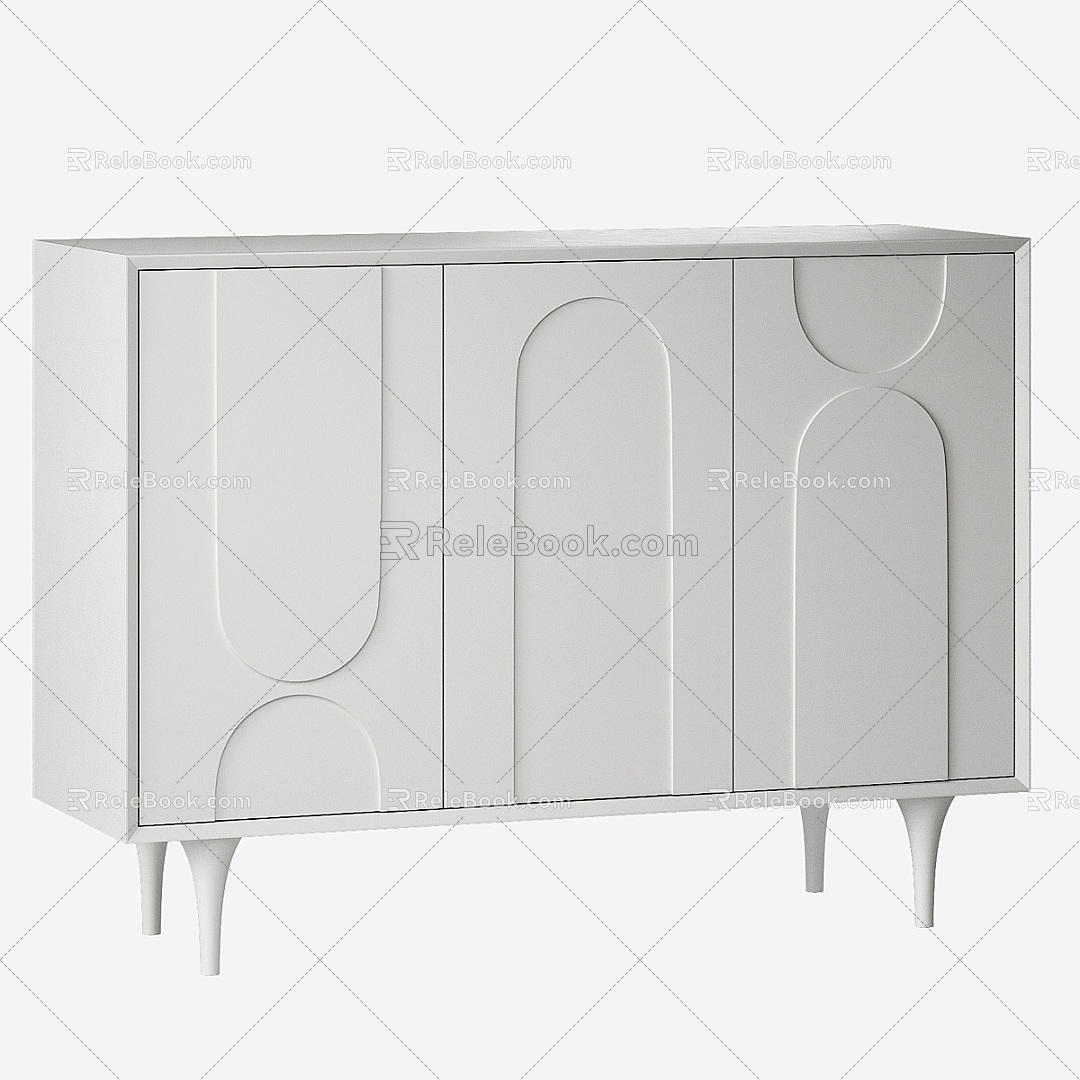 Modern chest of drawers 3d model