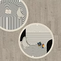 Round carpet 3d model