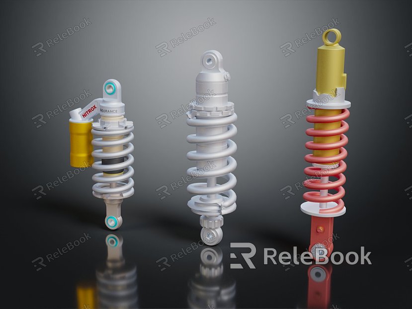 Modern shock absorber buffer spring tool model