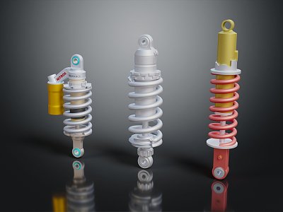 Modern shock absorber buffer spring tool model