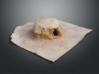 Cave Mountain Cave Realistic 3d model