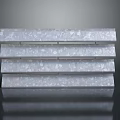 Modern Grey Textured Layered Furniture With Horizontal Shelves And Smooth Surface