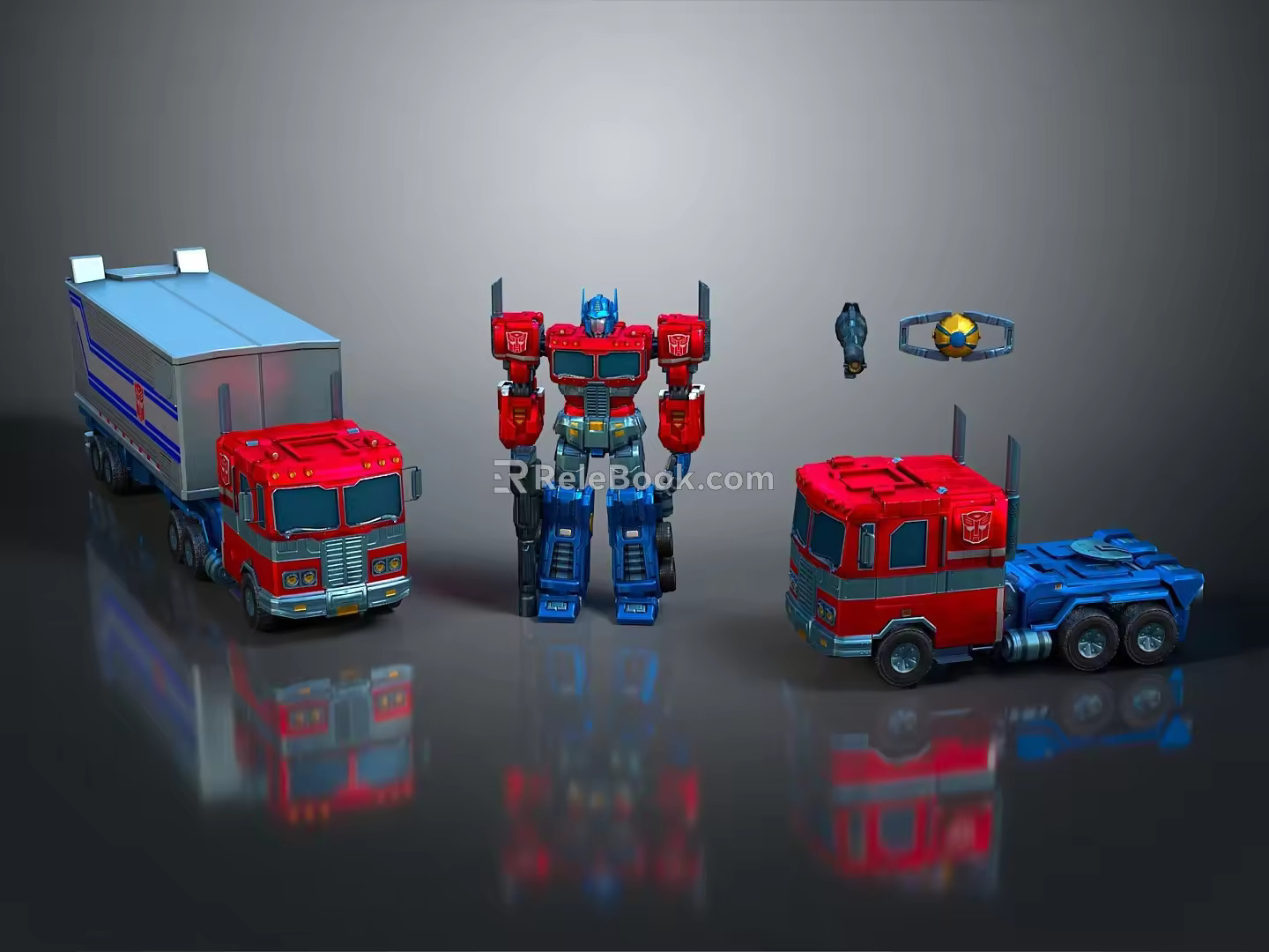 Modern Robot Transformers Gundam Warrior Gundam Mecha Warrior 3d model