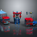Modern Robot Transformers Gundam Warrior Gundam Mecha Warrior 3d model