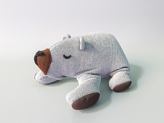 Modern Toy Soft Accessories Fabric Soft Toy Mouse 3d model