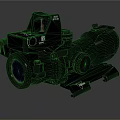 High Precision Tactical Optical Sight With Adjustable Knobs And Mounting Base