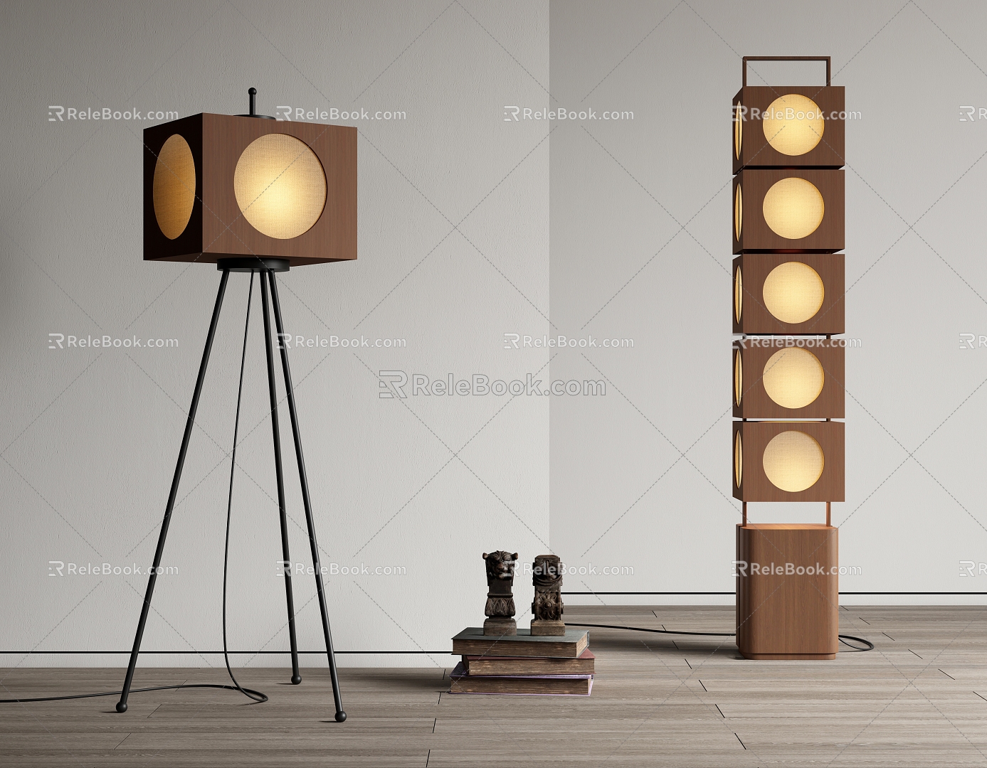 Quiet Floor Lamp 3d model