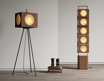 Quiet Floor Lamp 3d model