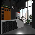 Modern Gym Interior With Fitness Equipment Arrow Patterns Floor Lines And Motivation Text
