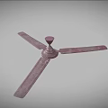 Modern Ceiling Air Conditioner Fan With Three Dark Blades And Efficient Cooling