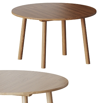 Table Dining Table Solid Wood Table 3d model