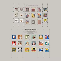 E E Cummings Poetry Line Nature Peace Themed Wall Art Display With Colorful Cards