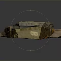 Natural Stone And Wood Material Samples With Various Textures And Colors