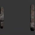Rusty Metal Industrial Equipment Spoked Gear And Ring Gear Machinery Parts