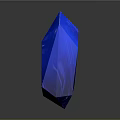 Modern Transparent Blue Decorative Sculpture With Irregular Shape And Smooth Surface
