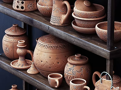 Quiet Ceramic Utensils 3d model