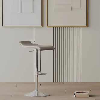 Modern Bar Chair 3d model