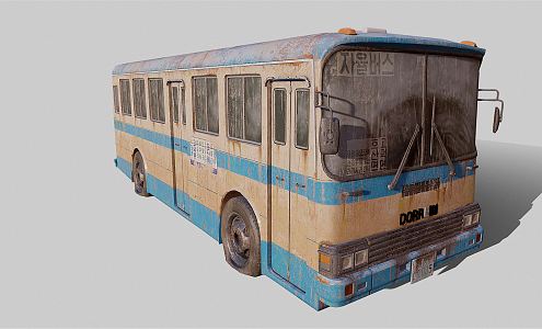 Industrial LOFT Bus 3d model