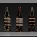 Wine Bottle Shaped Decorative Display Shelves for Showcasing Wine Bottles
