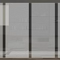 Modern partition glass partition 3d model